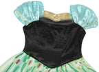 Xinfenglai Green Girls Cosplay Dress Princess Costume (7-8Years, Green)