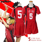 AYJK7 Haikyuu Nekoma High School Kozume Kenma Kuroo Tetsurou Cosplay Costume Volleyball Uniform Jersey