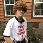 ALLAURA Compatible with Sonny Bono Wig – 60s 70s Men’s Short Brown Wig + Mustache for Hippie, Singer, TV Star, Cop, Detective Costumes – Liberty Duo, Limu & Doug, Uncle Rico, Retro Halloween Outfit