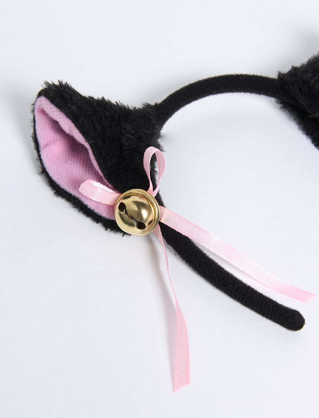 JustinCostume Women's Cosplay Lingerie Set Kitten Keyhole Cute Sexy Outfit Medium Black