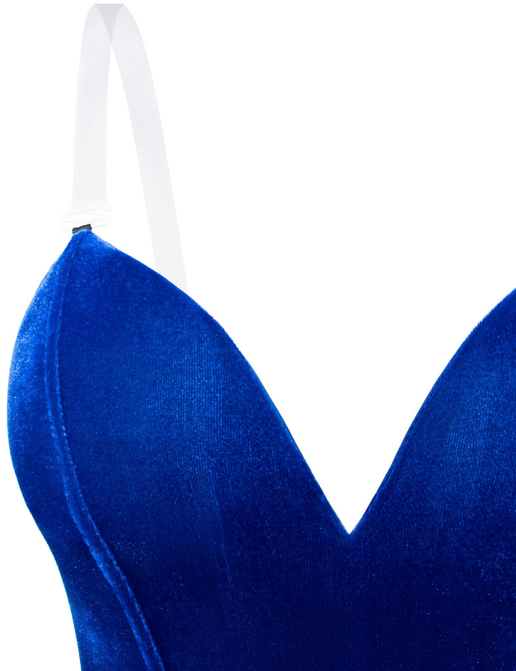 Women Velvet Bunny Costume Bunny Girl Suit Costume Senpai Cosplay One Piece Bodysuit Stockings Set(Blue S)