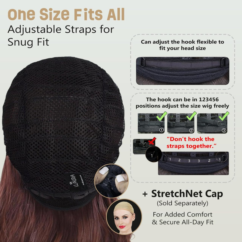 ALLAURA Compatible with Sonny Bono Wig – 60s 70s Men’s Short Brown Wig + Mustache for Hippie, Singer, TV Star, Cop, Detective Costumes – Liberty Duo, Limu & Doug, Uncle Rico, Retro Halloween Outfit