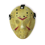 CASA CLAUSI Mask Cosplay Halloween Costume Mask Prop Horror Hockey Yellow