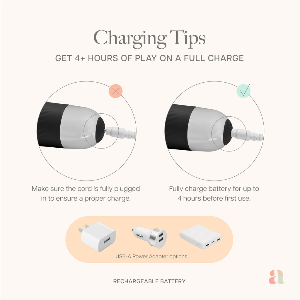 Ava Vibrator for Women – 4 Hour Battery Life | Water Resistant Body Safe Silicone | Clitoral Vibrators Sex Toy with 20 Patterns & 8 Speeds – Clit Stimulator Adult Sex Toys – Discreet Gift