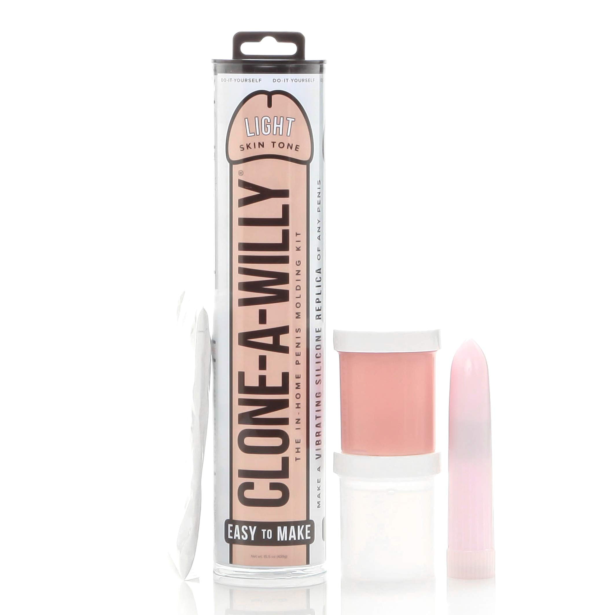CLONE-A-WILLY - Silicone Penis Casting Kit for DIY Dildo (Light Skin Tone)