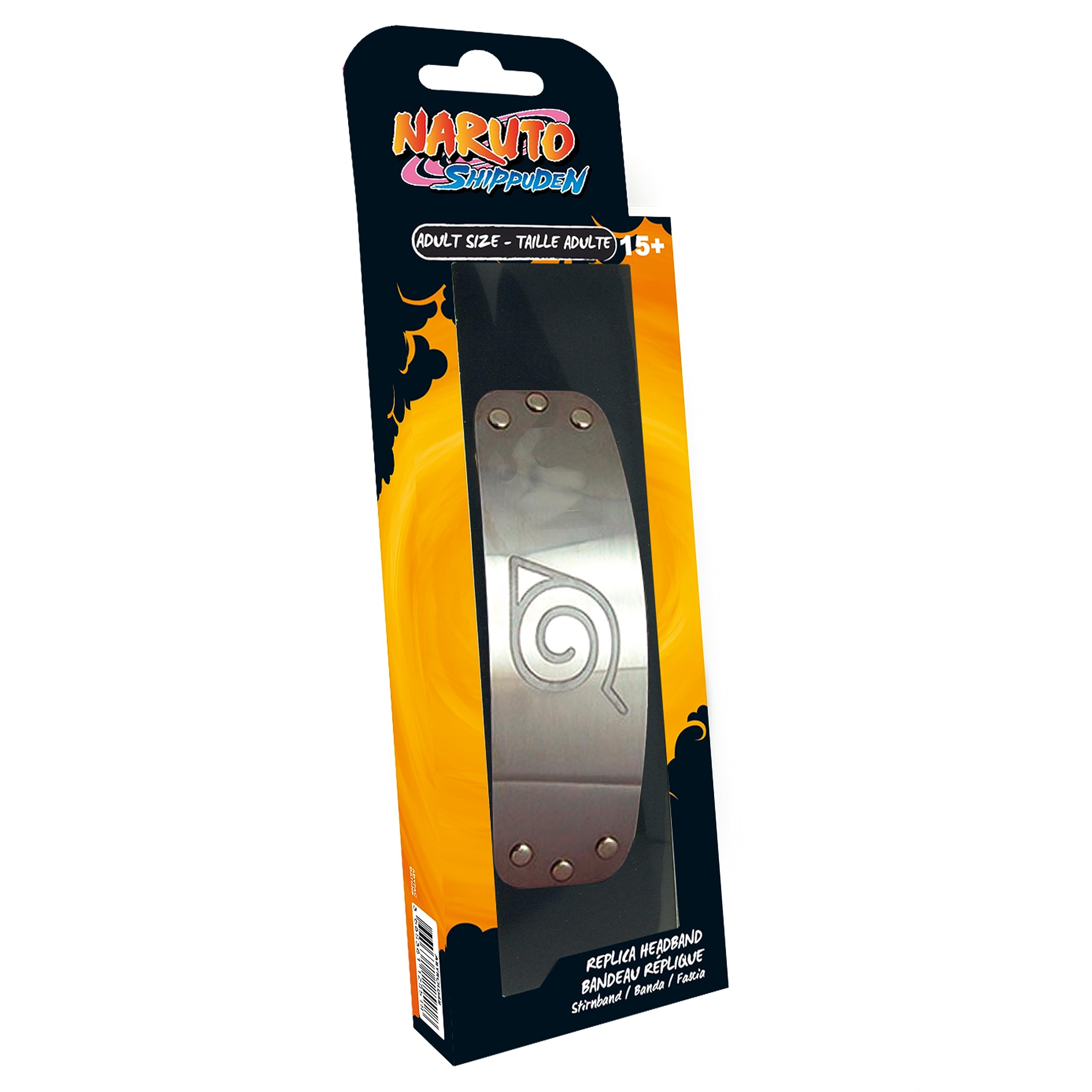 ABYstyle Naruto Shippuden Konoha Leaf Village Headband Adult Size Cosplay Anime Manga Accessories Merch Gift