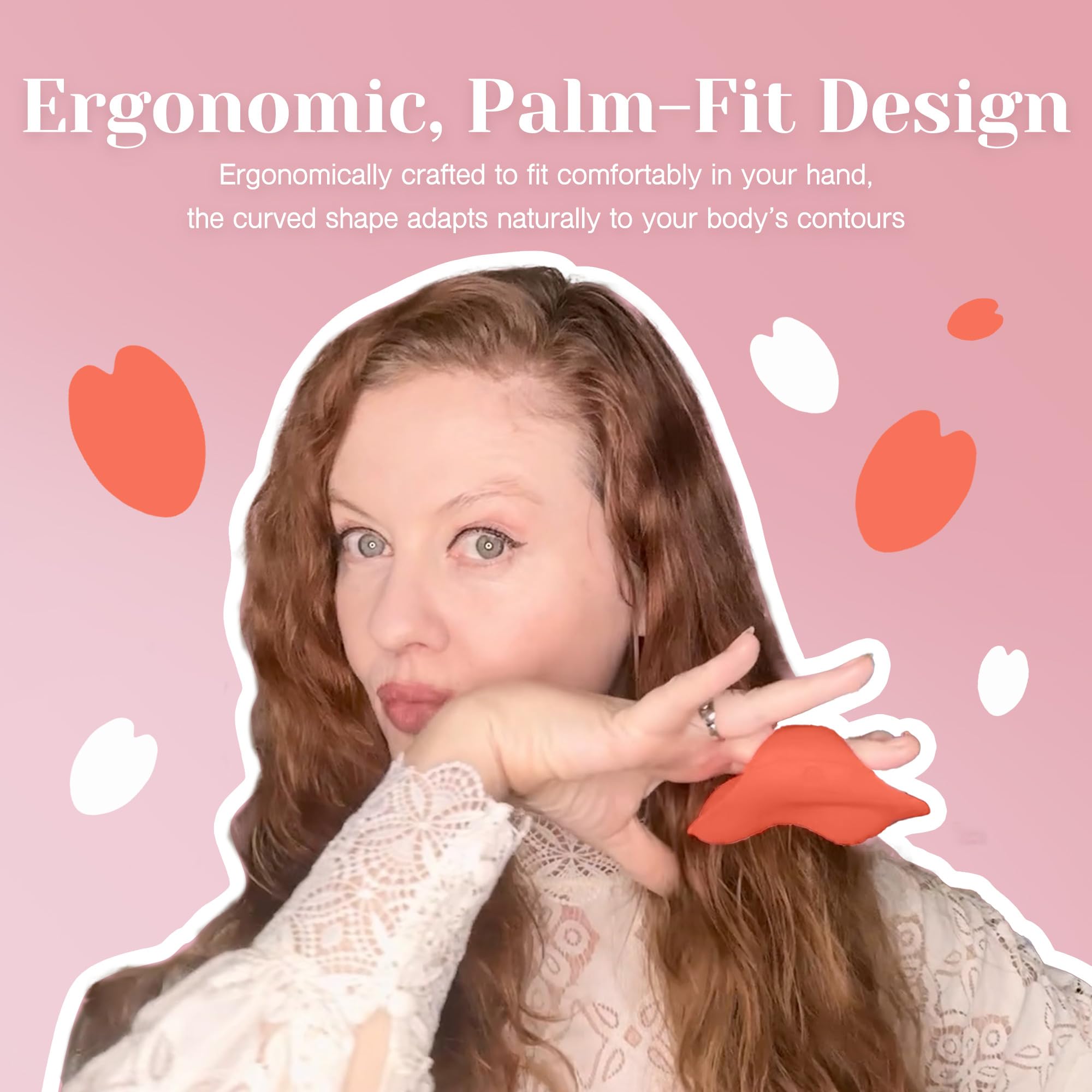 Tracy's Dog Lay-On Vibrator for Women - Palm Adult Sex Toys for Clitoral Nipple Stimulation, 7 Vibration Modes, Rechargeable & Waterproof, Discreet Mini Vibrating Bullet for Couples & Solo Play