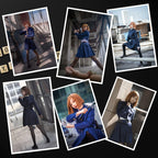 IOPBOT Anime Nobara Kugisaki Cosplay Uniform Halloween Women Skirts Full Set Waist Bag Coat Skirt Costume (blue 02, large)