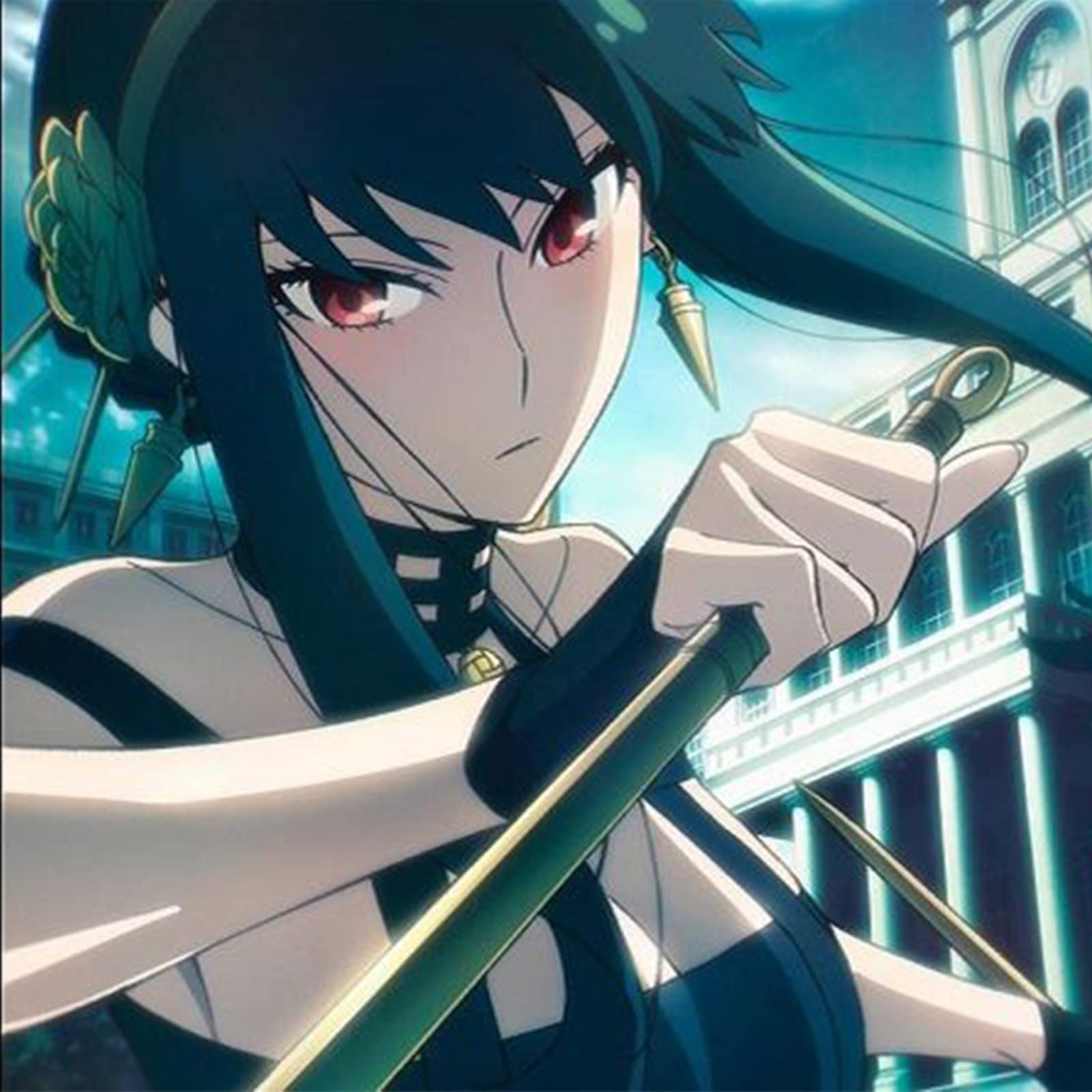 SPY X FAMILY Earrings Yor Forger Yor Briar Anime Cosplay Costume Accessories for Halloween