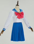 haikyuu Suit JK Uniform Set Cosplay Costume Outfits with Bow Tie and Back Bow Decoration