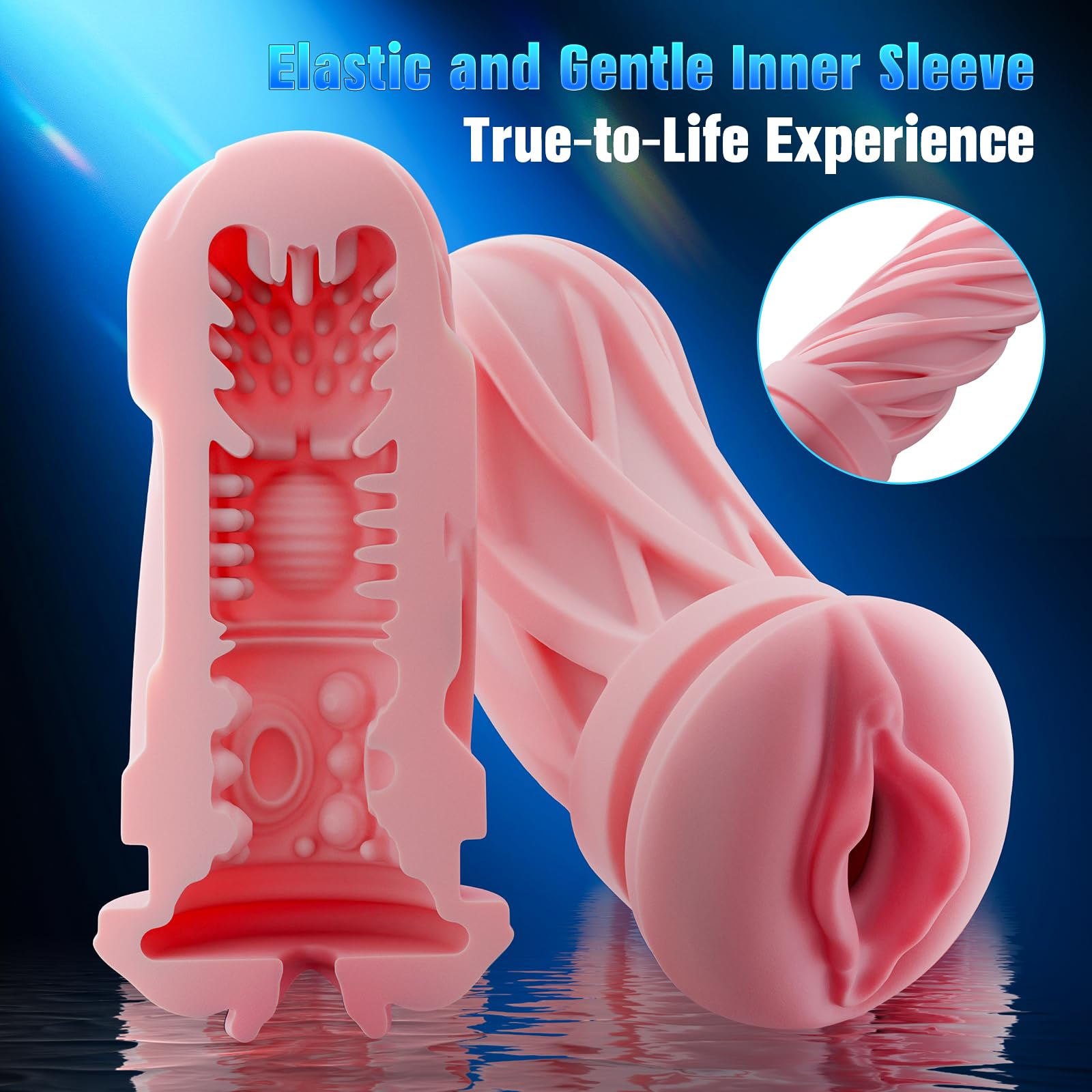 EINSEO Male Masturbator Sex Toys for Men - AI & APP Control Thrusting Male Stroker with 360° Heating, 5-Speed Smooth Motion Adult Mens Sex Toy, Silent Brushless Motor, Pocket Pussy Sleeve Massage Kits