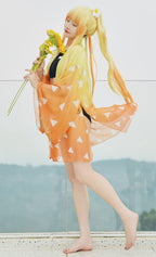 haikyuu Womens Cover up Swimsuit Anime Style Bathing Suit Japanese Cartoon Swimwear (Yellow, X-Large, x_l)