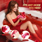 Sex Toys Realistic Tongue Vibrator for Women – 10 Licking Clitoral & 10 Swing Vibration Modes, AAVibe Rose Toy Thrusting Vibrators Dildo, Adult Toy Stimulator Pleasure Tools for Female Couples Games