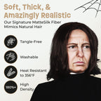 ALLAURA Compatible with Sonny Bono Wig – 60s 70s Men’s Short Brown Wig + Mustache for Hippie, Singer, TV Star, Cop, Detective Costumes – Liberty Duo, Limu & Doug, Uncle Rico, Retro Halloween Outfit