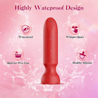 Mini Bullet Vibrator Adult Toys - Vibrators App Controlled Female Sex Toys with 9 Vibration Modes, Lipstick G Spot Dildo Clitoral Vibrator, Long Distance Discreet Vibrator for Women & Couples (Pink)