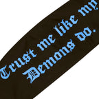 ZGMYC Women's Letter Skull Print Goth Swimsuit 2 Piece Sexy Strapless Bandeau Bikini High Waist Bathing Suit Festival Outfit