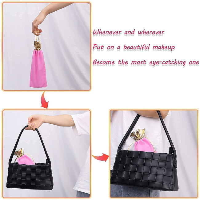 Makeup Brushed Set 8PCs Sailor Moon Magical Girl Golden Cosmetic Brush Tool Pink Eyeshadow Brushes Eyeliner Eyebrow Essential Cosmetic Brush Kits Main Image