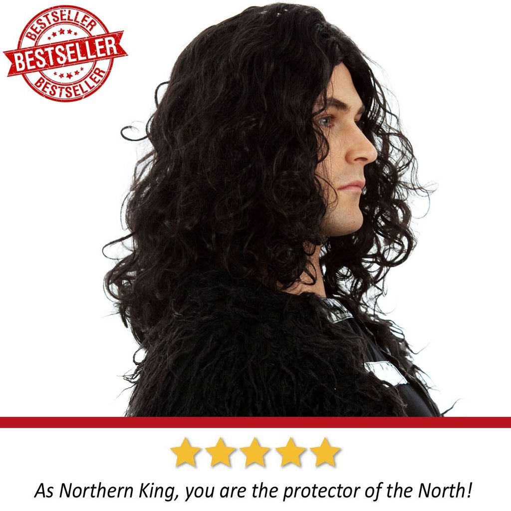 ALLAURA Compatible with Sonny Bono Wig – 60s 70s Men’s Short Brown Wig + Mustache for Hippie, Singer, TV Star, Cop, Detective Costumes – Liberty Duo, Limu & Doug, Uncle Rico, Retro Halloween Outfit