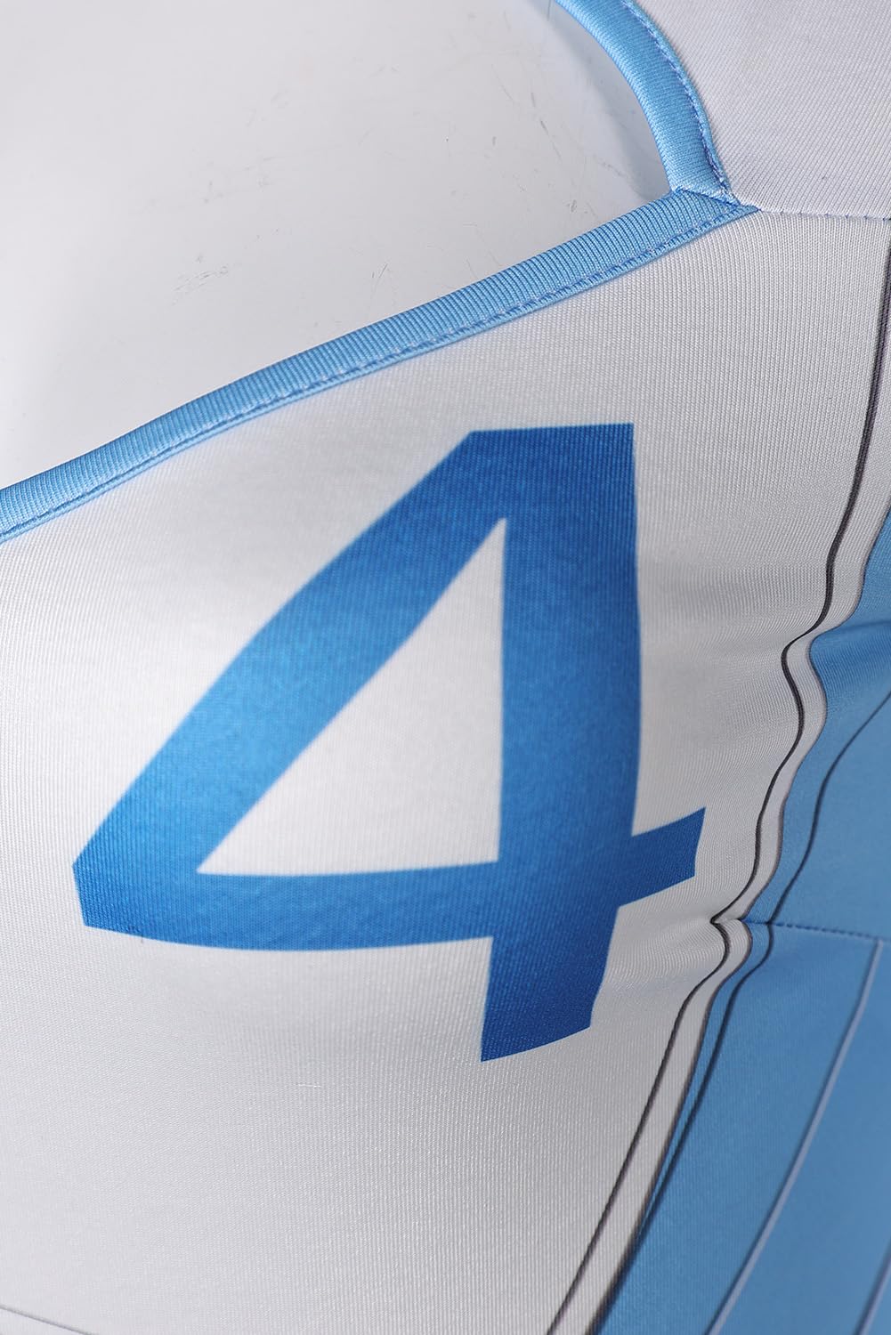 cultofmoon Invisible Woman Cosplay Costume Sue Storm Outfits Blue Swimsuit Women Superhero Jumpsuit Halloween Carnival Suit