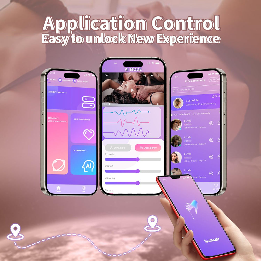 Thrusting Dildo Vibrator Sex Toys for Women Realistic Dildos 6in1 Penis with Suction Cup 9 Vibrations & 3 Thrusting Swing, Heating Modes Anal Dildo with Remote Control Couple Adult Sex Toys & Games