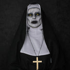NSPSTT The Nun Costume for Women Nun Dress Halloween Cosplay for Men Nun Costume 5pcs Set