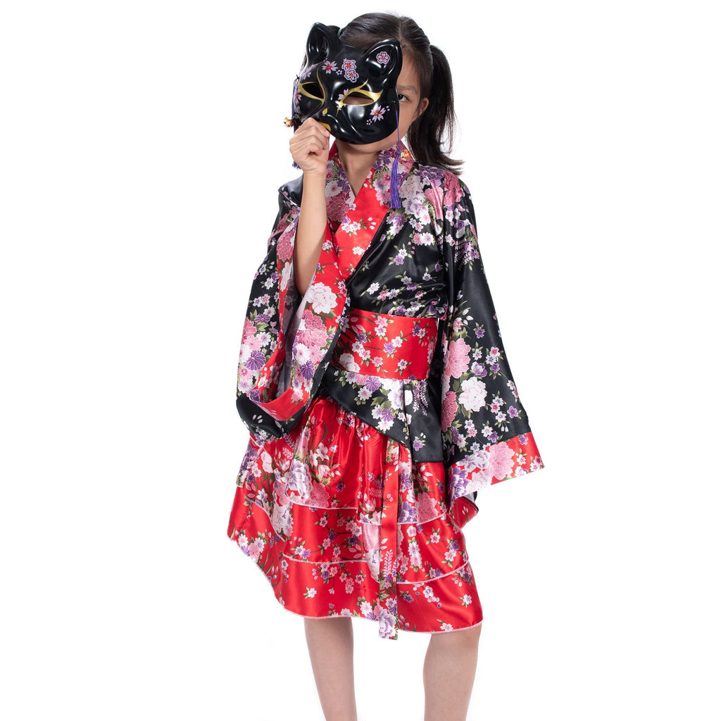 AiMiNa Japanese Kitsune Inu Boku Fox Cat Cute Cosplay Half Mask Masquerade Christmas(Style 3)