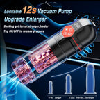 Mrgras Male Masturbator Penis Pump - Male Sex Toys for Men with Upgrade 12 S Vacuum Pump & 7 Thrusting Rotating Vibrating Sucking Licking LCD Adult Toys Mens Sex Toys Pocket Pussy Pumps & Enlargers