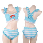 Women One Piece Swimsuit Bathing Swimwear Bodysuit Goth Cute Style