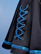 haikyuu Women Cosplay Swimsuit with Sleeves Anime Two Piece Bathing Suit Pool Party Musical Clubwear (US, Alpha, Medium, Regular, Regular, Standard, Black)