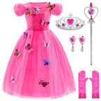Princess Dress Up Party Costumes with Deluxe Accessories Set