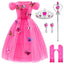 Princess Dress Up Party Costumes with Deluxe Accessories Set