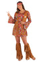 Fun World womens Peace Love Hippie Costume Adult, Multi, Small US