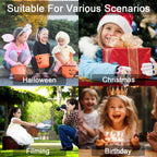 AHLPO Elsa Dress for Girls Princess Dress Up Halloween Cosplay Elsa Costume Fancy Dress Birthday Outfit with Accessories