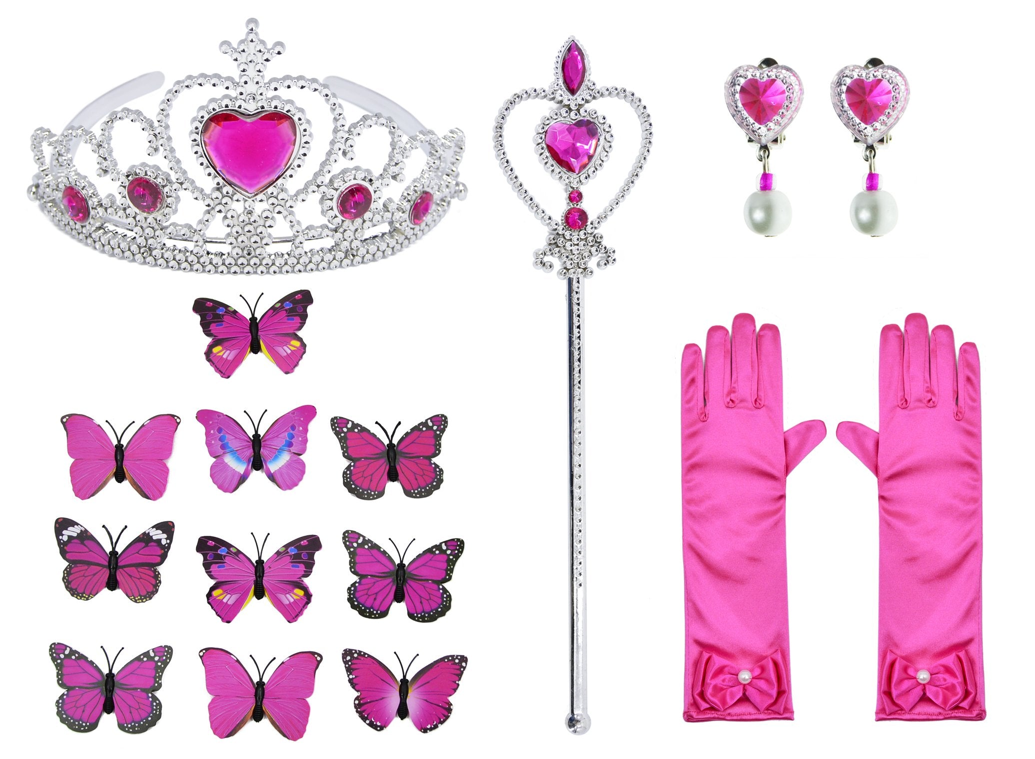 Princess Dress Up Party Costumes with Deluxe Accessories Set