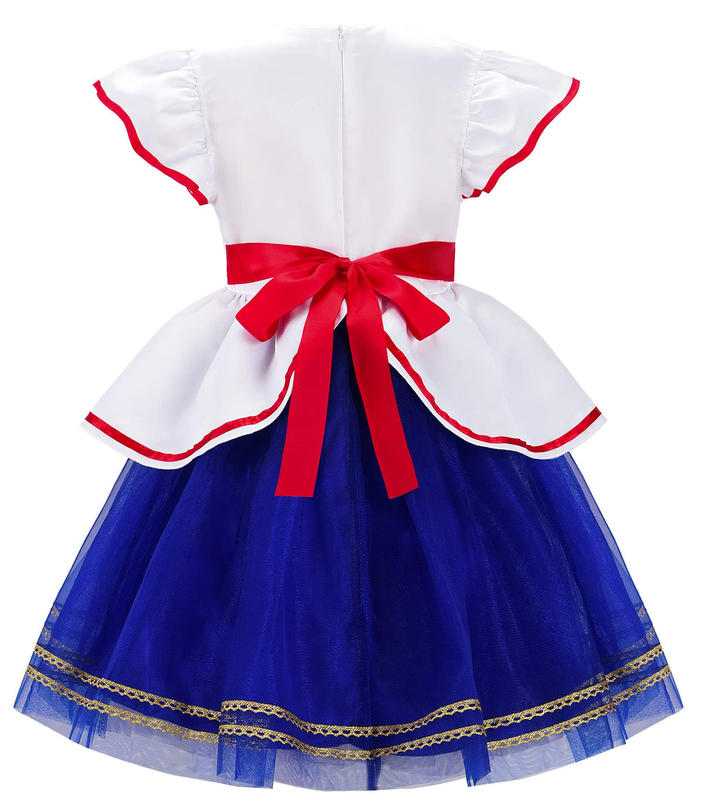 ReliParty Cosplay Kids Sailor Costume for Girls Japanese School Girl Dress, 100