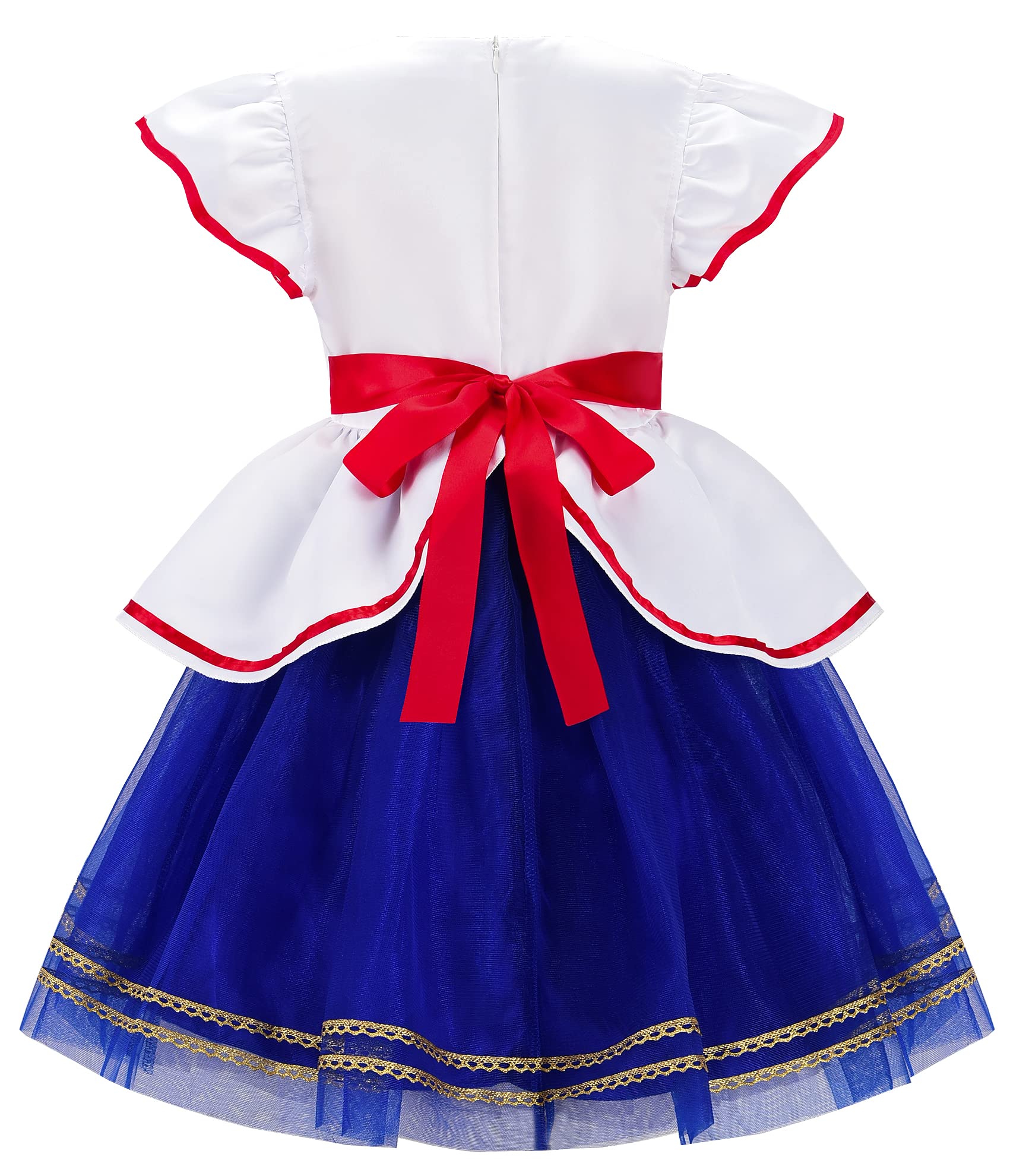 ReliParty Cosplay Kids Sailor Costume for Girls Japanese School Girl Dress, 100