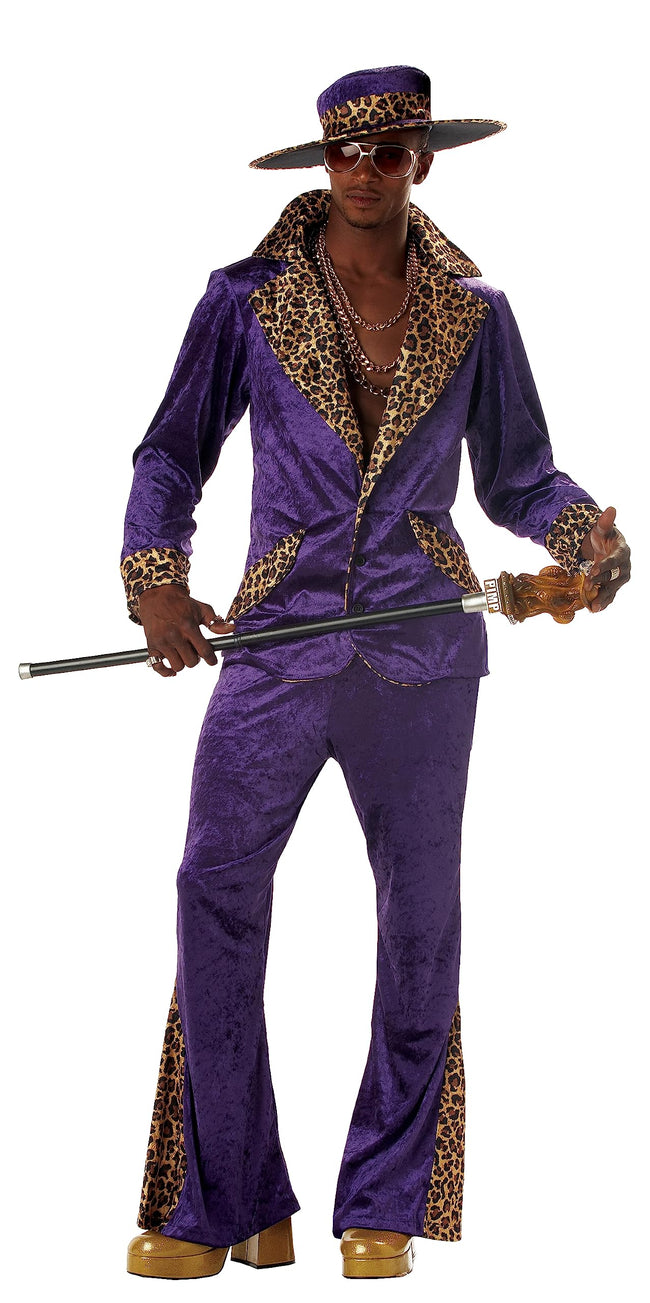 California Costumes, Pimp Costume Purple, Men's Large Hover Image