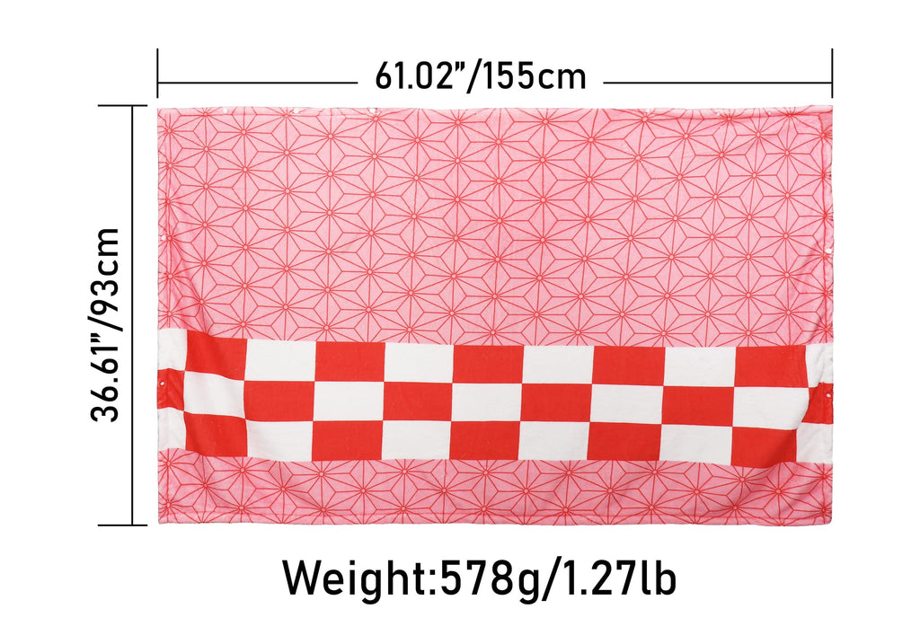 DAZCOS Anime Wearable Blanket Hooded Cosplay Hoodie Cloak Shawl Wrap Soft Blanket for Indoor Outdoor Use Halloween Party (B)