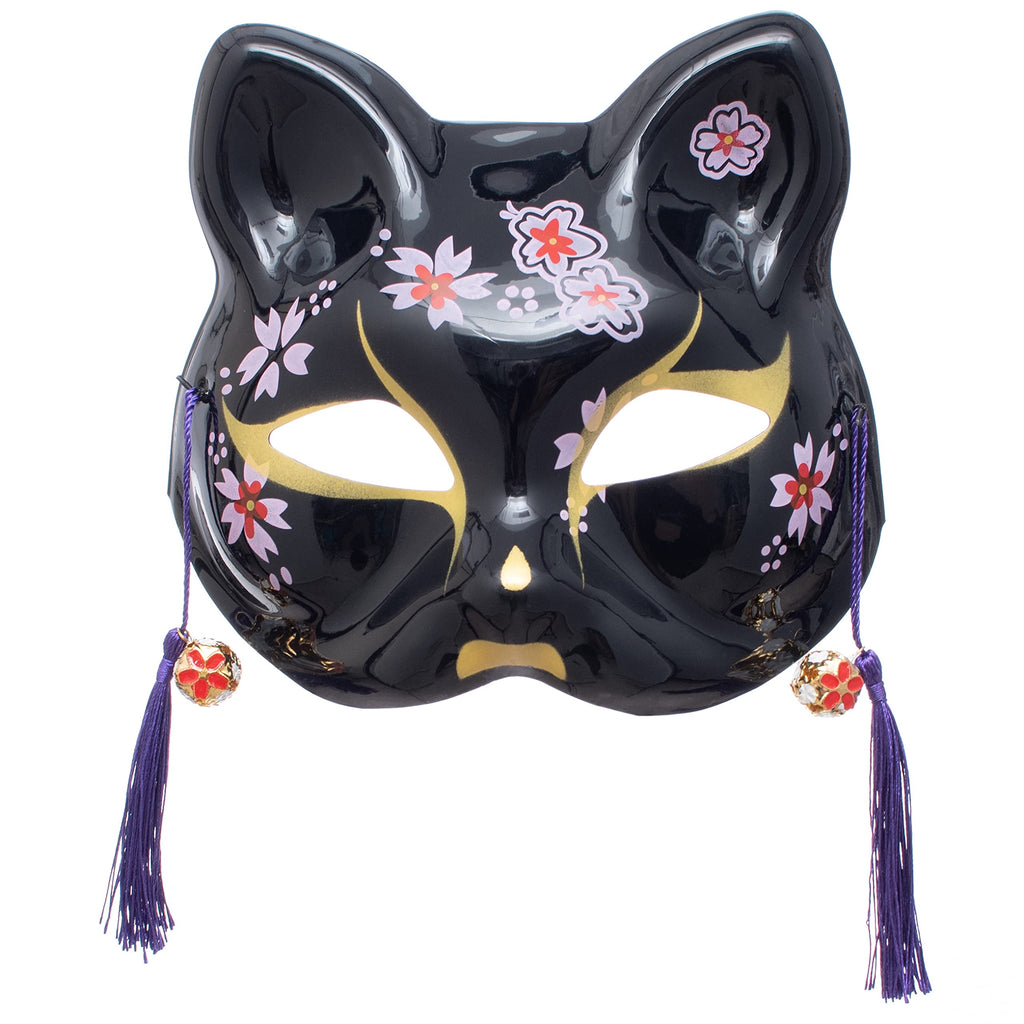 AiMiNa Japanese Kitsune Inu Boku Fox Cat Cute Cosplay Half Mask Masquerade Christmas(Style 3)