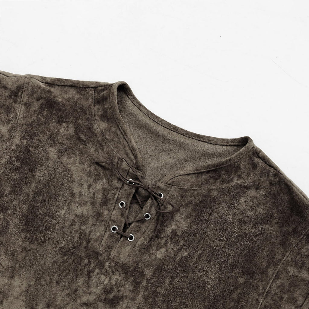 TEYHUI 5 Pcs Norse Viking costume men renaissance costume Medieval tunic Pirate costume men adult(Z3758GY,L)