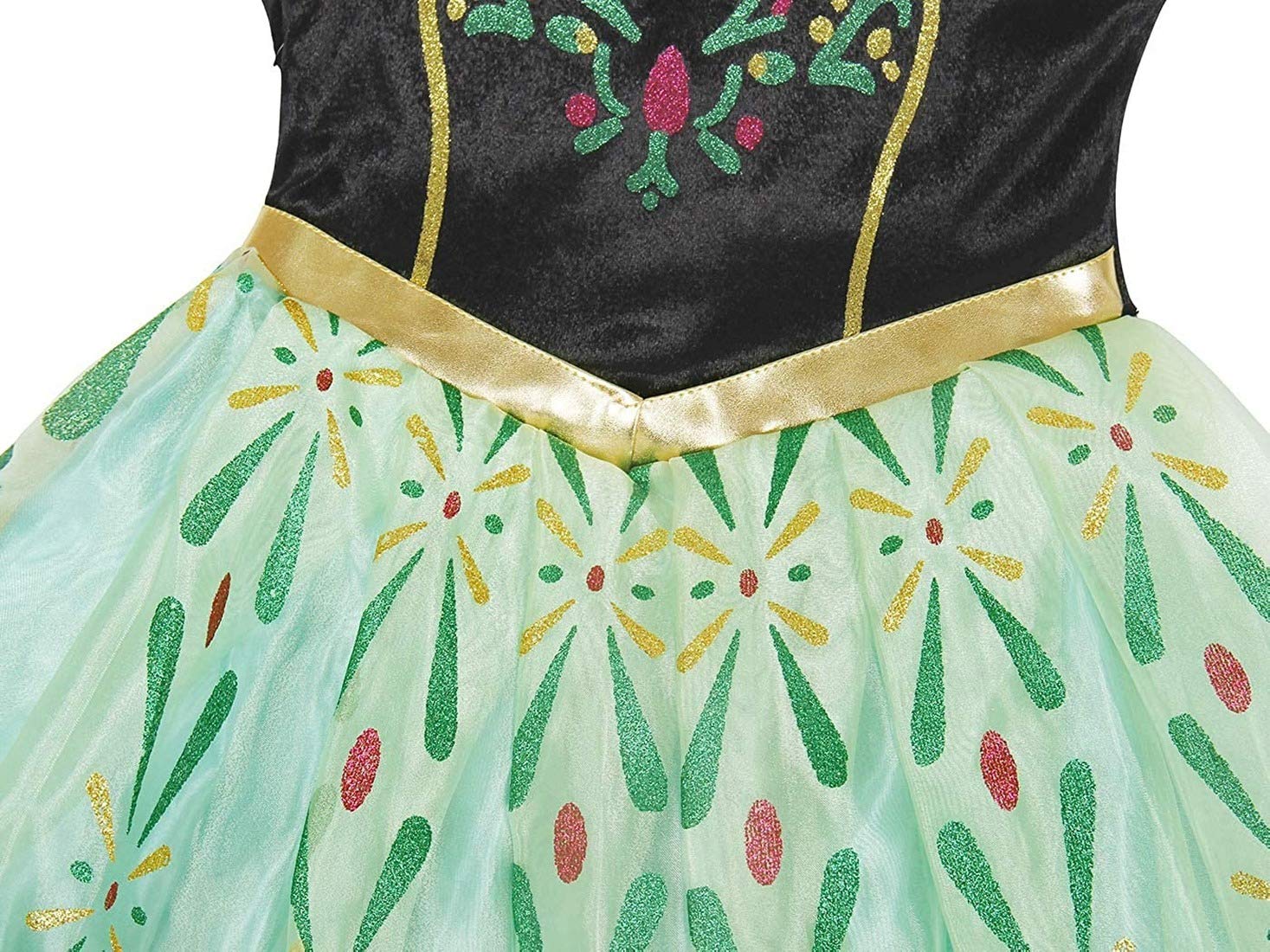 Xinfenglai Green Girls Cosplay Dress Princess Costume (7-8Years, Green)