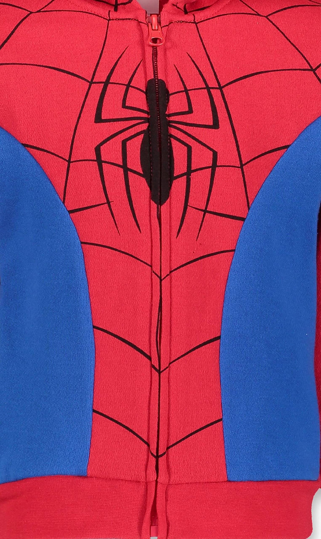 Marvel Spiderman Venom Spiderverse Boys Fleece Zip-up Hoodie White