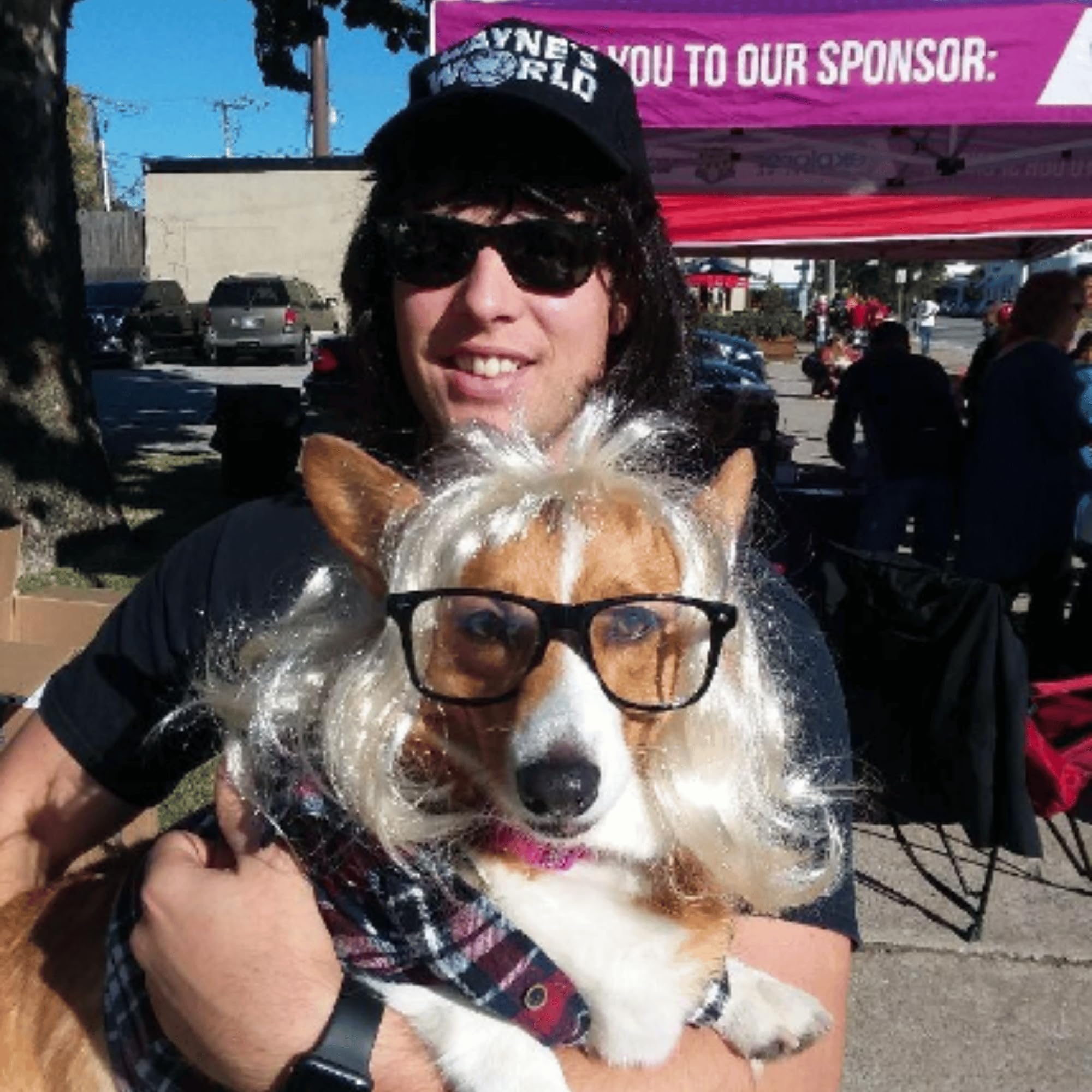 ALLAURA Compatible with Sonny Bono Wig – 60s 70s Men’s Short Brown Wig + Mustache for Hippie, Singer, TV Star, Cop, Detective Costumes – Liberty Duo, Limu & Doug, Uncle Rico, Retro Halloween Outfit