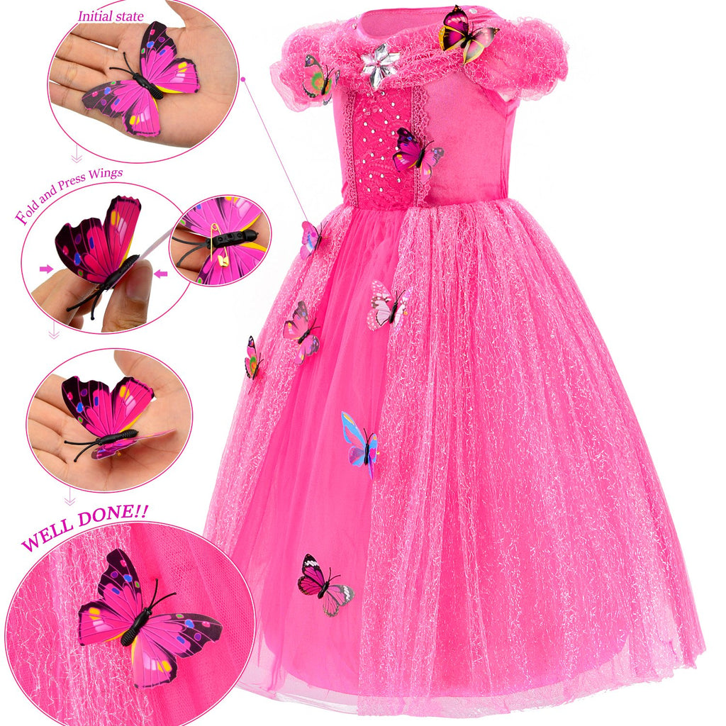 Princess Dress Up Party Costumes with Deluxe Accessories Set