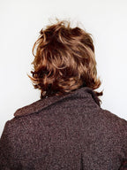 ALLAURA Compatible with Sonny Bono Wig – 60s 70s Men’s Short Brown Wig + Mustache for Hippie, Singer, TV Star, Cop, Detective Costumes – Liberty Duo, Limu & Doug, Uncle Rico, Retro Halloween Outfit