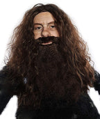 ALLAURA Compatible with Sonny Bono Wig – 60s 70s Men’s Short Brown Wig + Mustache for Hippie, Singer, TV Star, Cop, Detective Costumes – Liberty Duo, Limu & Doug, Uncle Rico, Retro Halloween Outfit