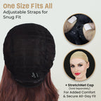 ALLAURA Compatible with Sonny Bono Wig – 60s 70s Men’s Short Brown Wig + Mustache for Hippie, Singer, TV Star, Cop, Detective Costumes – Liberty Duo, Limu & Doug, Uncle Rico, Retro Halloween Outfit