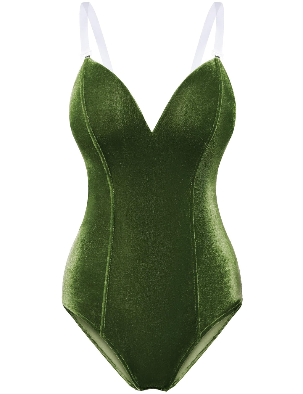 Women Velvet Bunny Costume Bunny Girl Suit Costume Senpai Cosplay One Piece Bodysuit Stockings Set(JGreen S)