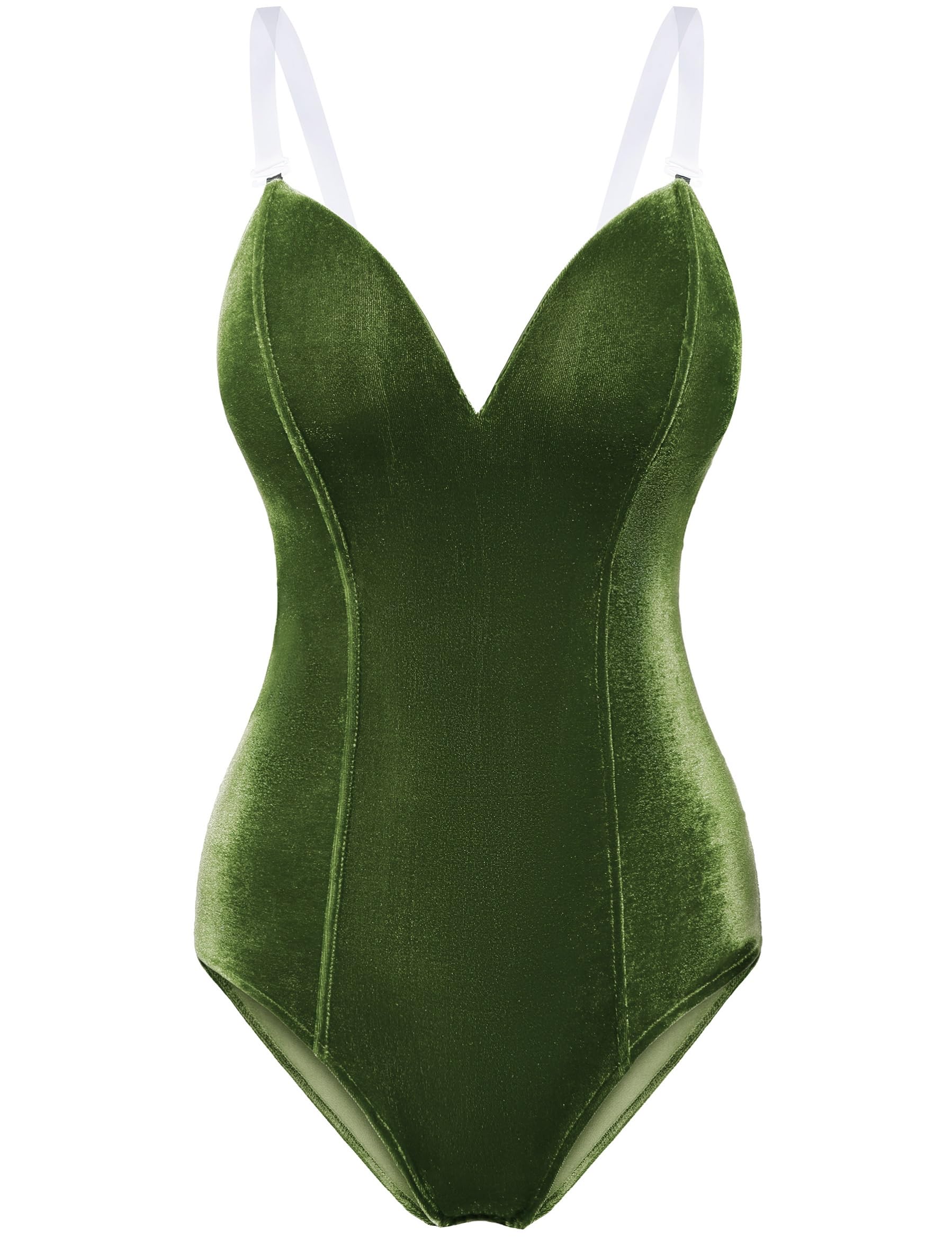 Women Velvet Bunny Costume Bunny Girl Suit Costume Senpai Cosplay One Piece Bodysuit Stockings Set(JGreen S)