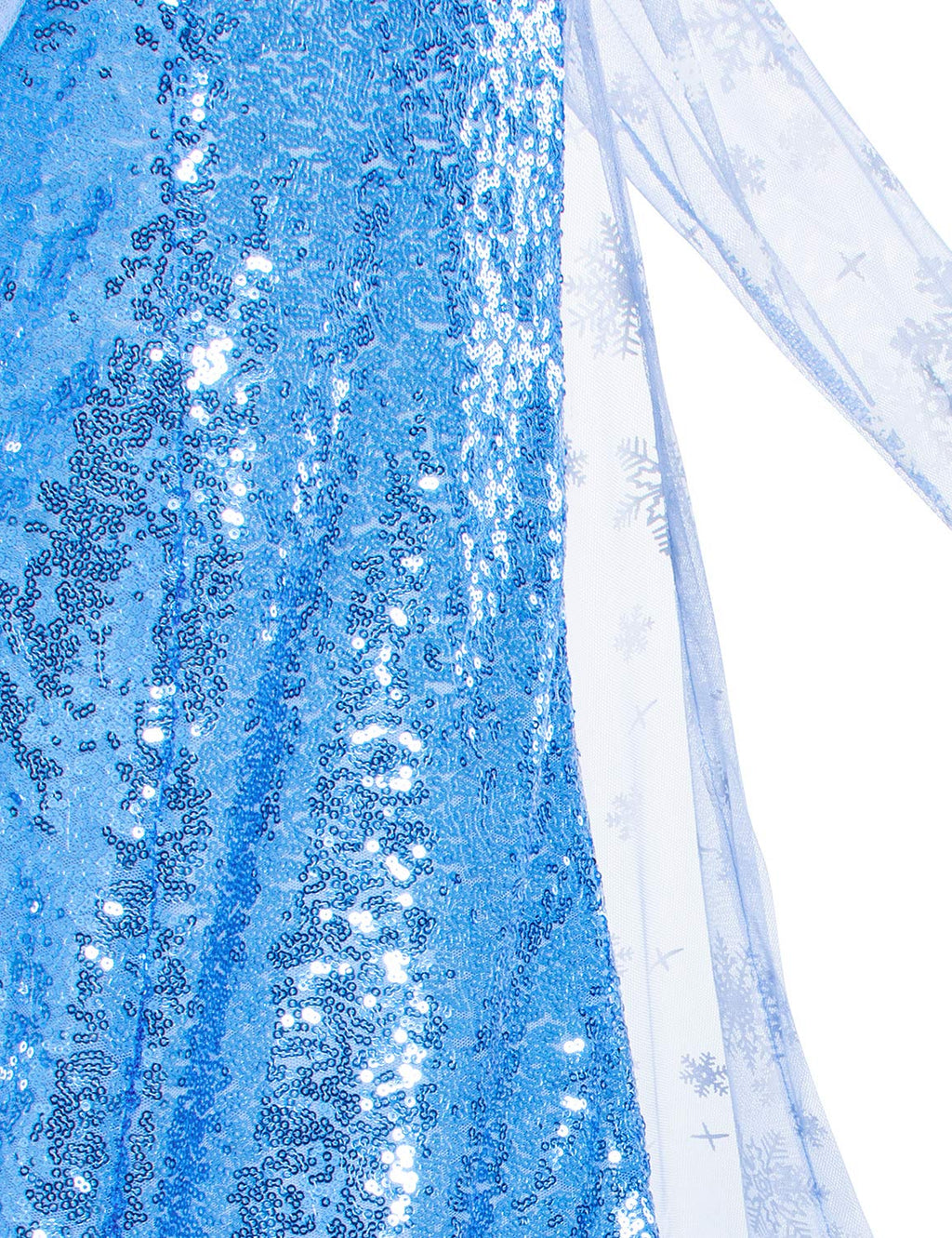 Luxury Princess Dress Costumes with Shining Long Cape Girls Birthday Party